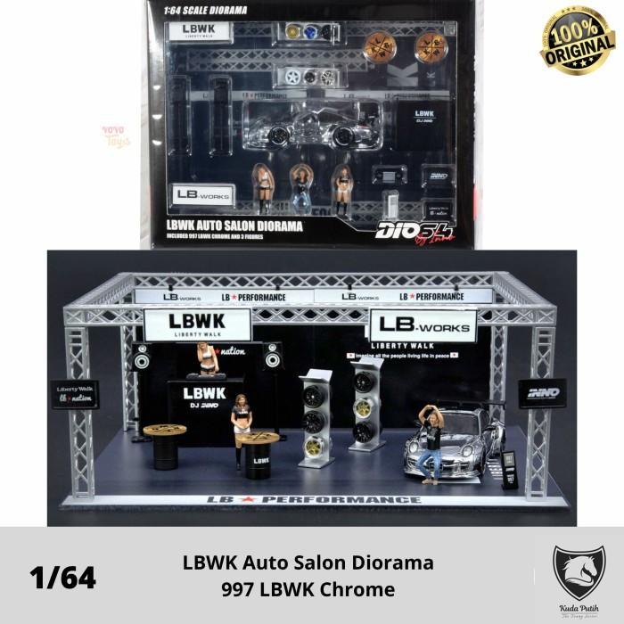 Inno 1/64 Lbwk Auto Salon Diorama 997 Lbwk Chrome Inno64 By Eastern