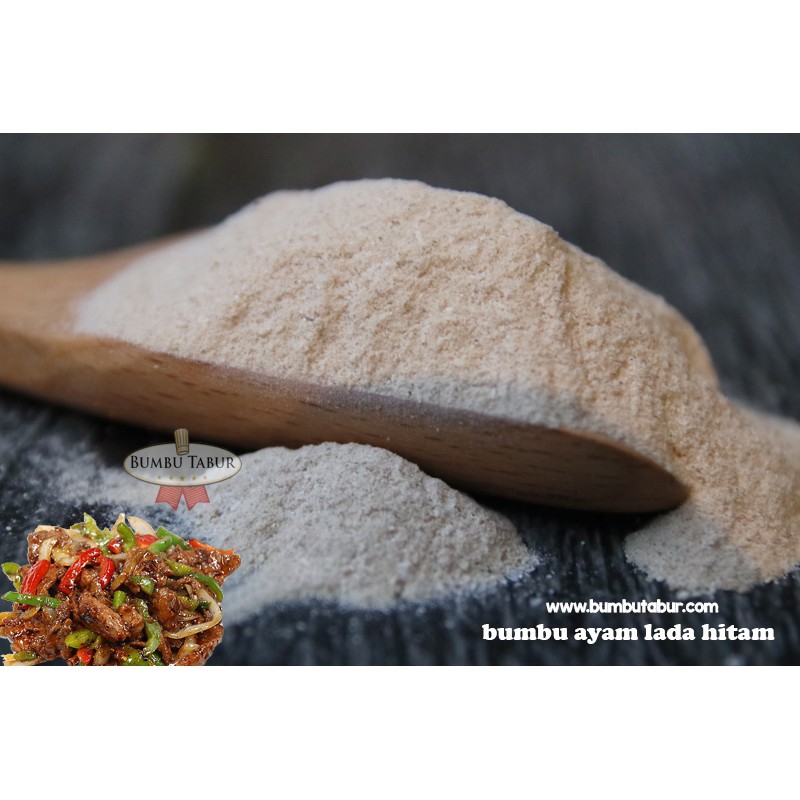 

BUMBU TABUR AYAM LADA HITAM FOOD GRADE KEMASAN 1KG