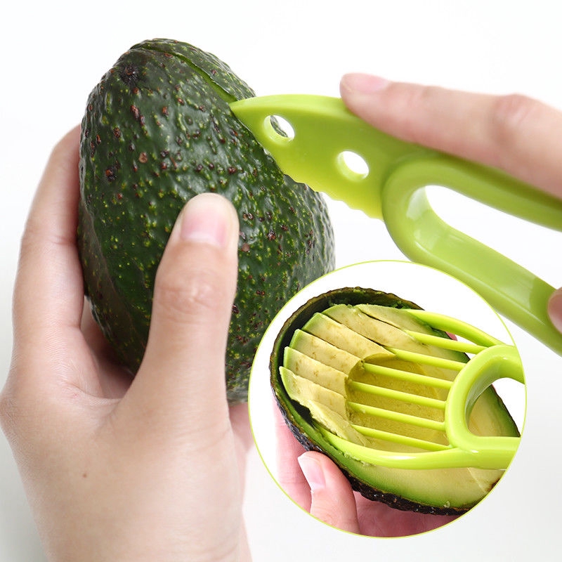 1Pcs Useful Avocado Slicer / Fruit Manual Slicers / Shea Corer Peeler / Fruit slicer Cutter / Pulp Separator fruit cutter Home Accessory