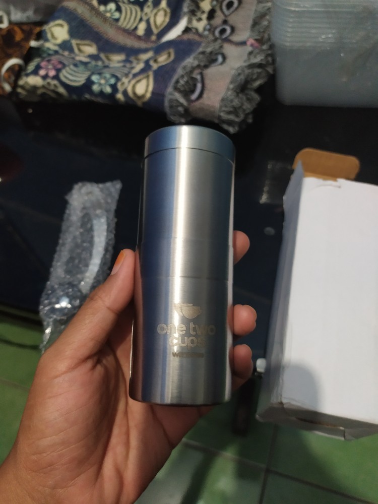 Onetwocups Alat Penggiling Kopi Stainless Steel - Wfcg9800 - Silver
