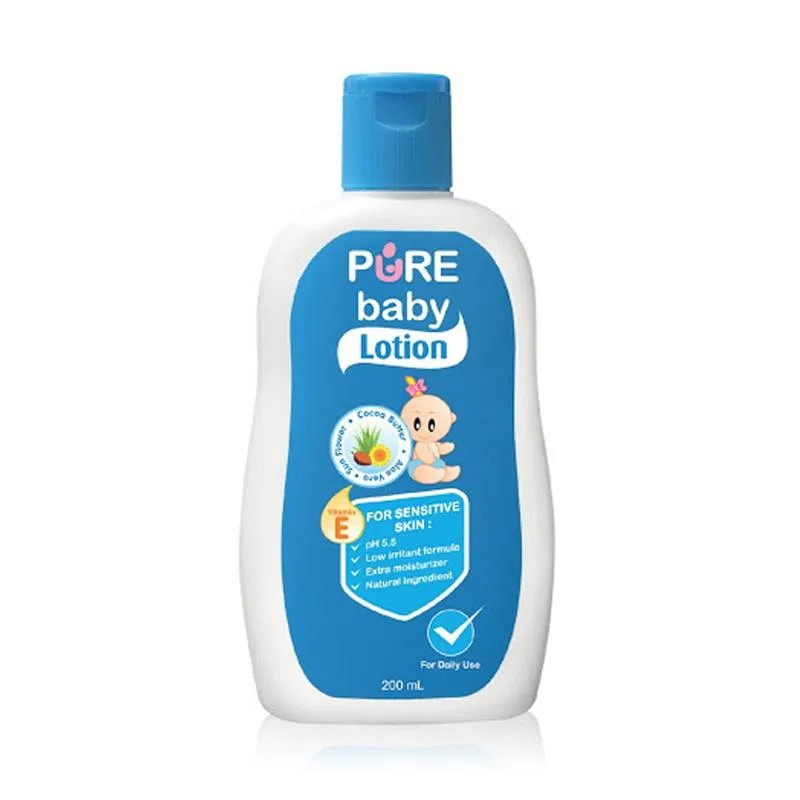 Pure Baby Body Lotion 200ml Lotion Bayi untuk Kulit Bayi