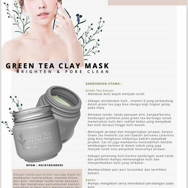 green tea clay mask