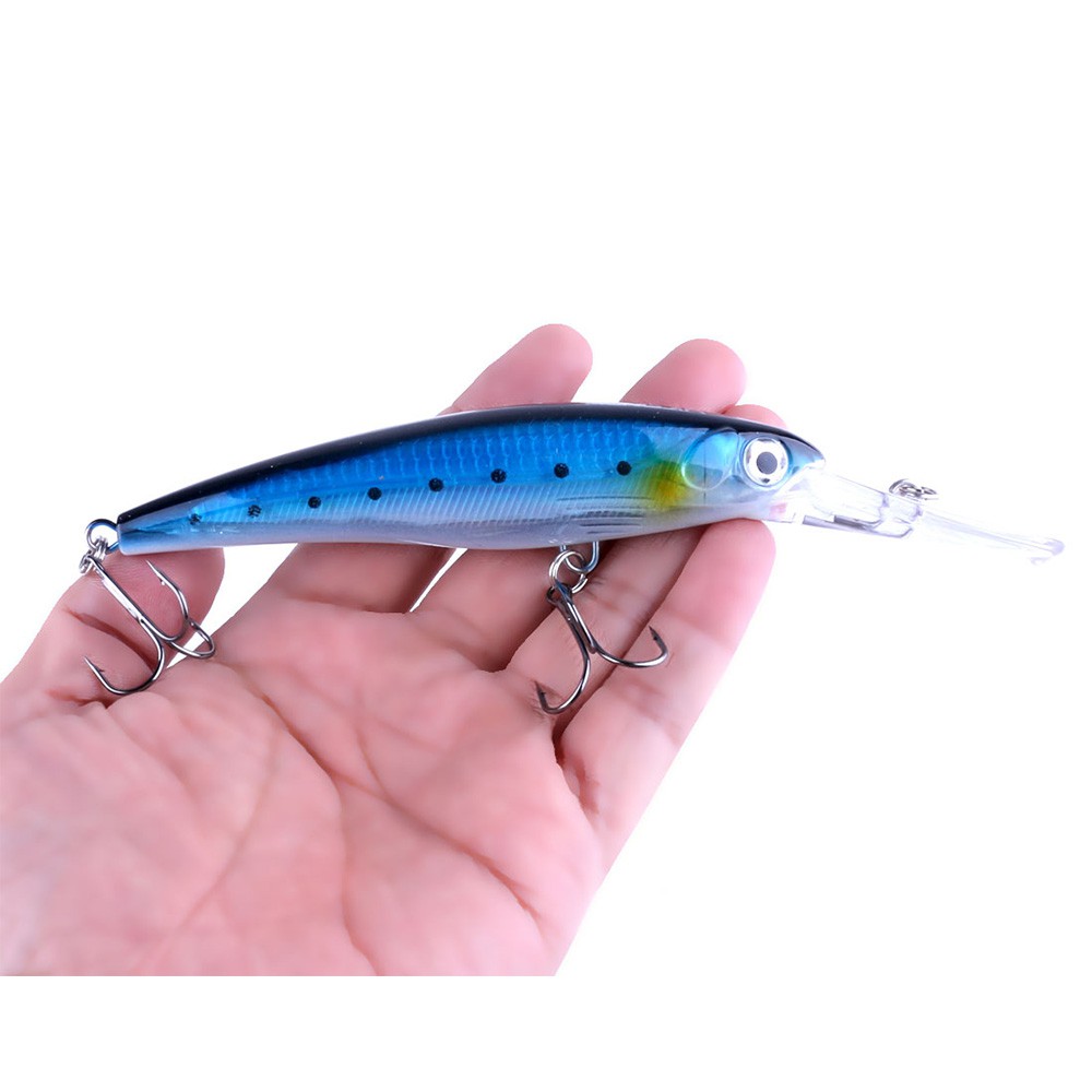 HENGJIA 6pcs 17cm/30g Big minnow umpan pancing swimbait fishing lure ikan bass bait kail wobbler tackle