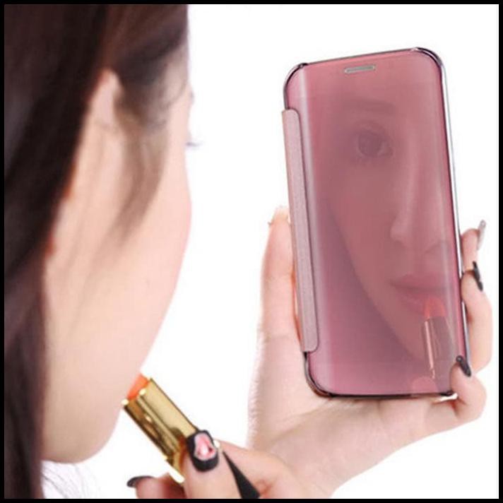 Flip Cover Handphone Flip Mirror Cover Clear View Samsung Galaxy Note 5 Note5