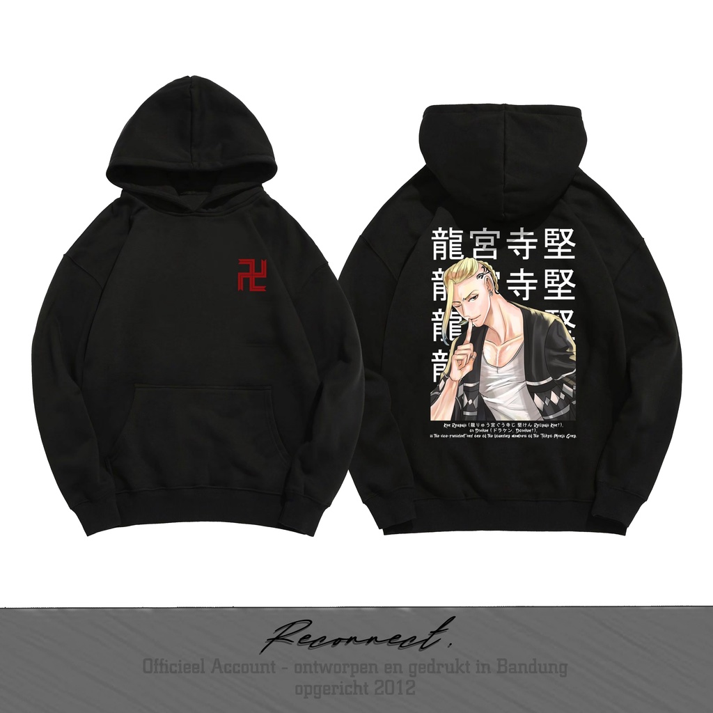 Reconnect Sweater Pullover Hoodie Anime Tokyo Revengers Draken ken Ryuguji