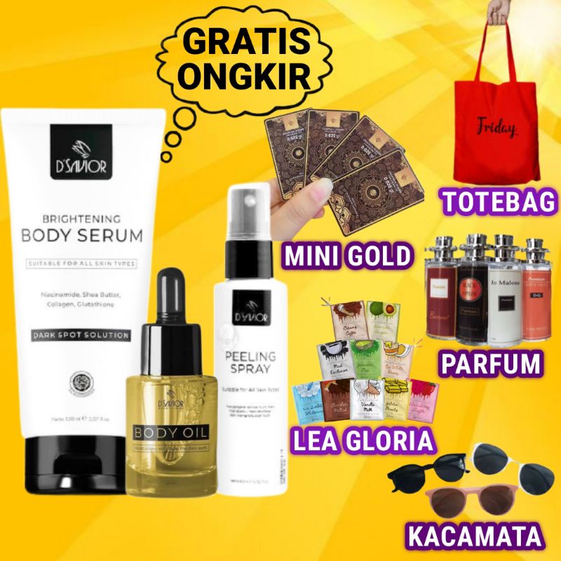Dsavior Body Whitening Serum / Peeling Spray / Body Oil