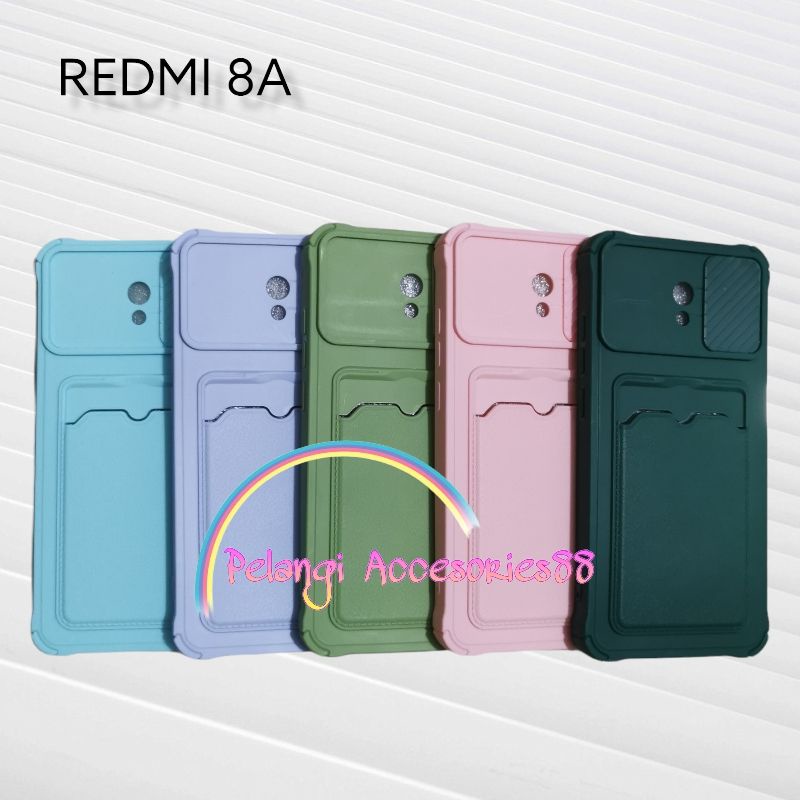 CASE REDMI 8A SOFTCASE SLEDING WARNA WARNI