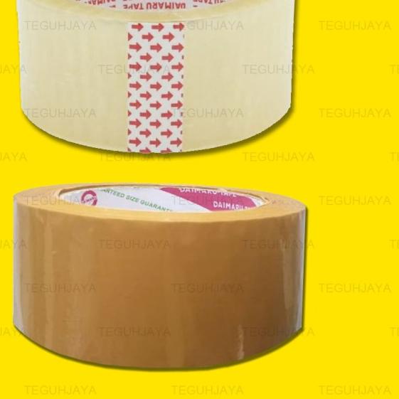 

◌ Lakban OPP Merk Daimaru 48 mm x 100 - Cokelat ☀