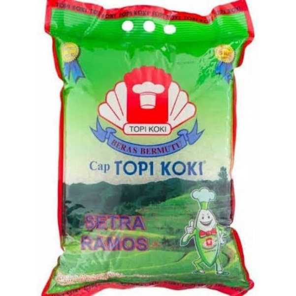 Beras Topi Koki Sentra Ramos 5 Kg