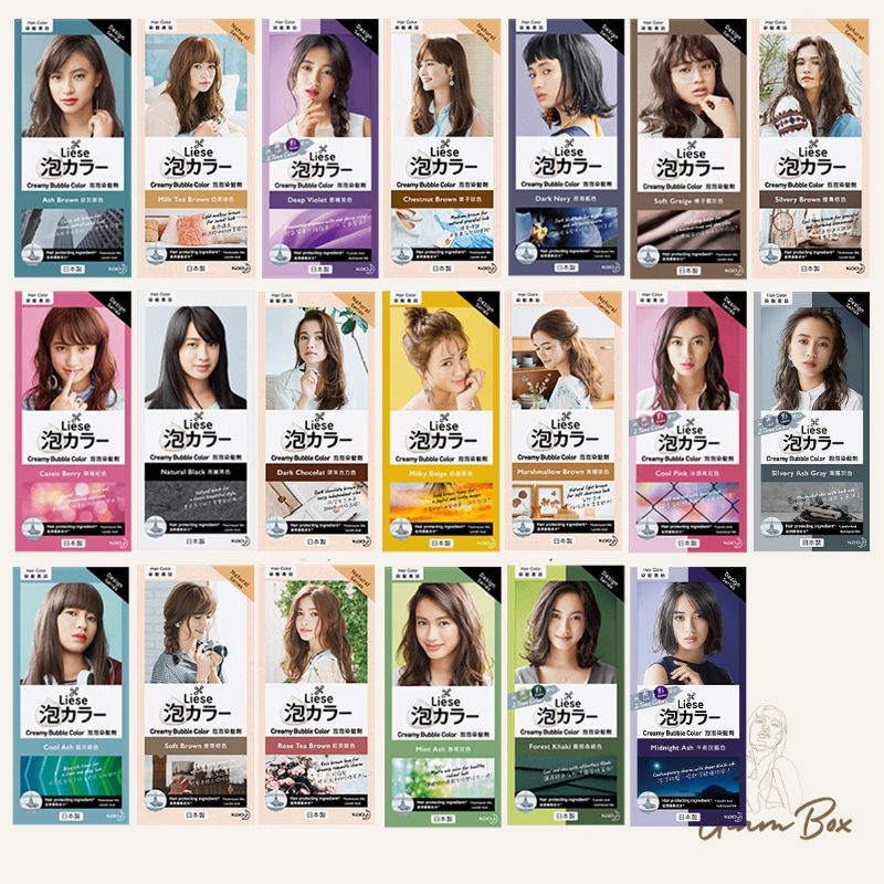 LIESE cat rambut Jepang Creamy Bubble Hair Color BEBAS ONGKIR