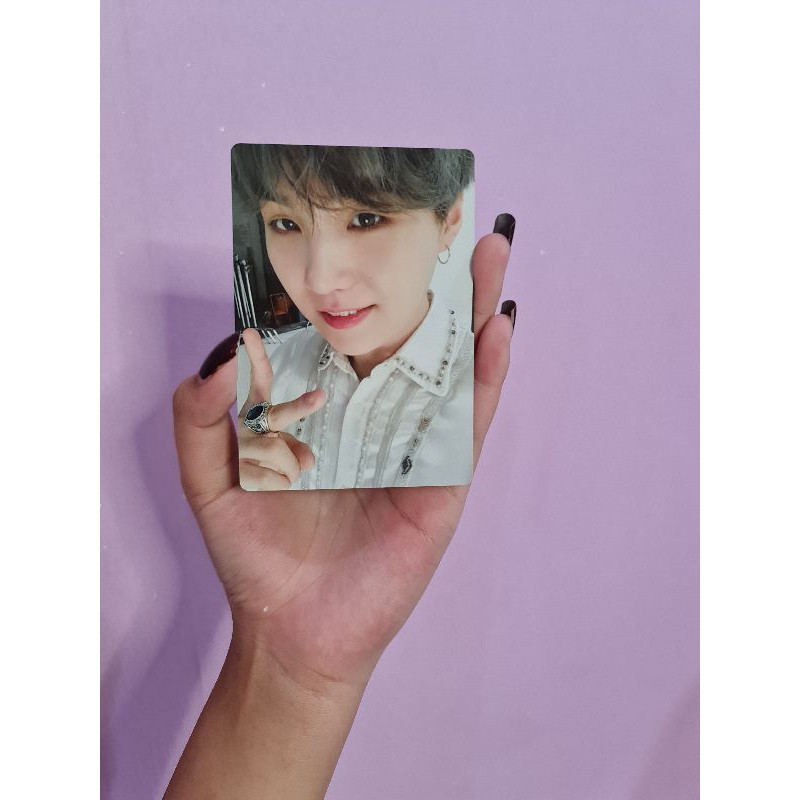 suga official photocard (sys ring)