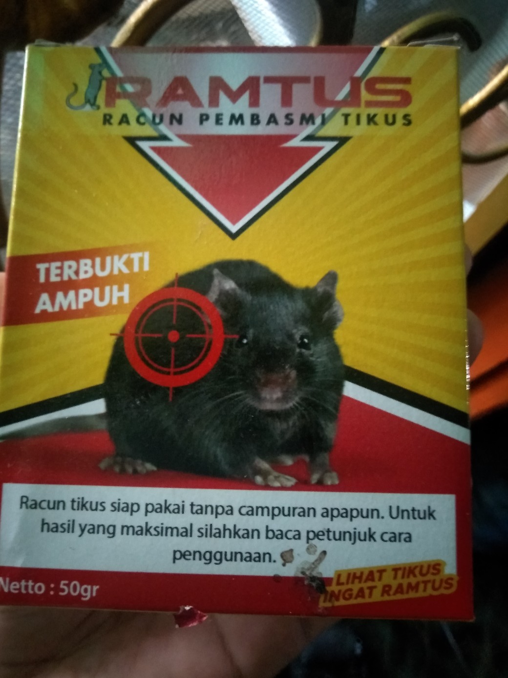 Racun Tikus Ramtus 50gram
