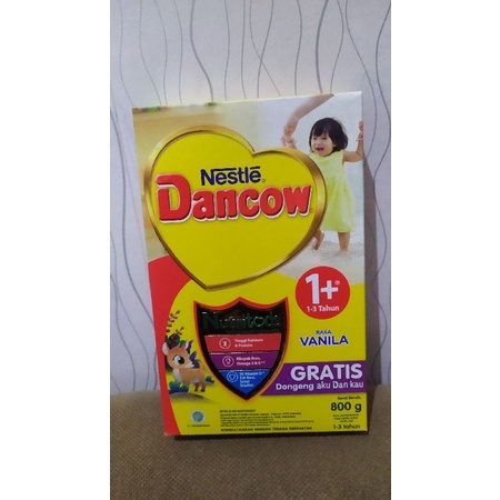 Dancow 1+ Vanila gratis dongeng 800gr Exp nov 2022