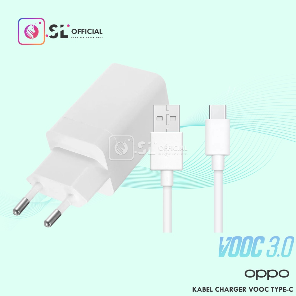 Charger Oppo TYPE C VOOC 4A Fast Charging Original 100%