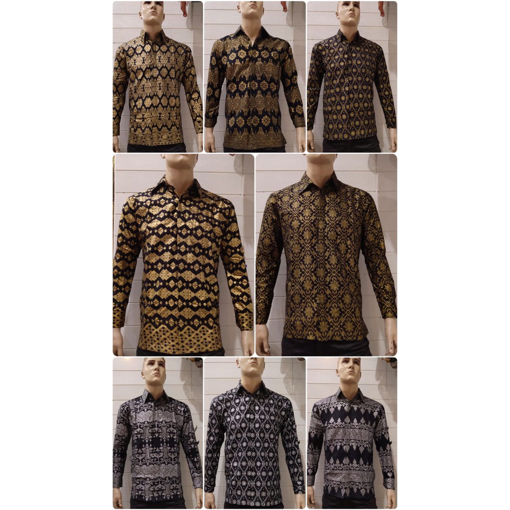 BATIK PRIA LENGAN PANJANG MOTIF BATIK