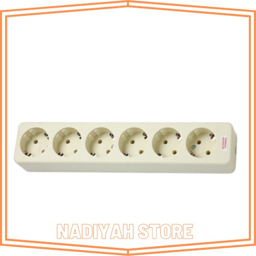 STOP KONTAK UTICON 6 LUBANG UTICON 6 LOBANG Berkualitas Berkualitas