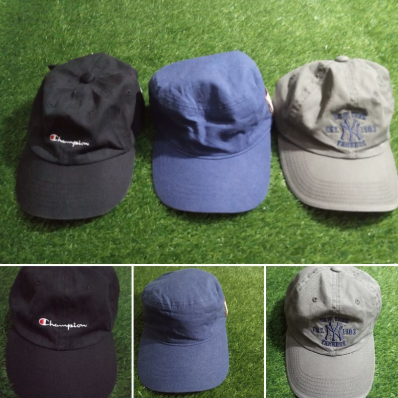 TOPI SECOND BISA COD/ TOPI IMPORT ORI / CHAMPION / CONVERSE / YANKEES MLB