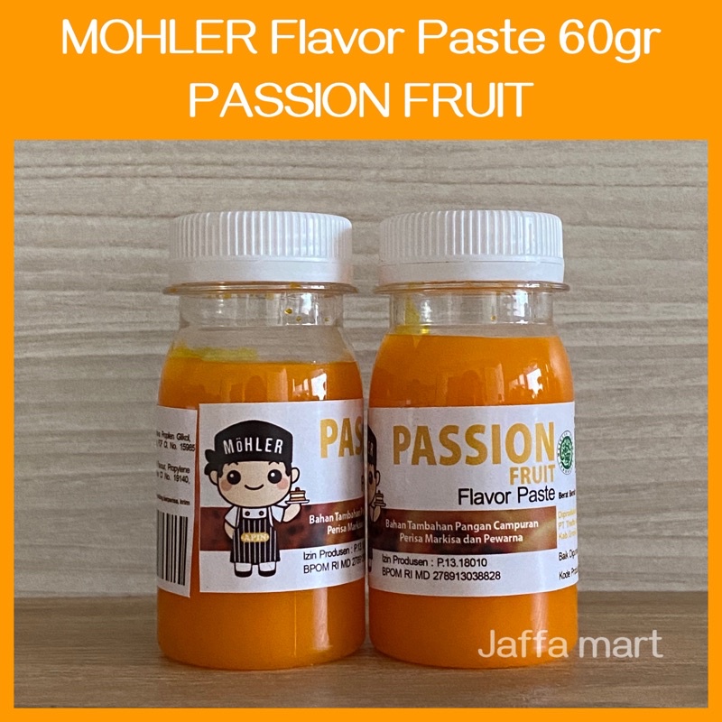 Pasta Perisa Pewarna MOHLER 60gr - PASSION FRUIT / MARKISA