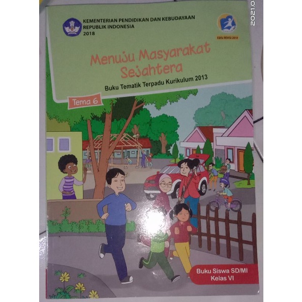 

buku tematik tema 6 kelas 6