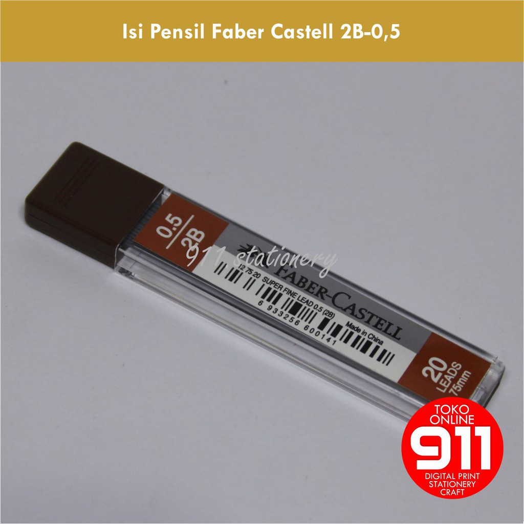 

ISI PENSIL FABER CASTELL 0,5 2B