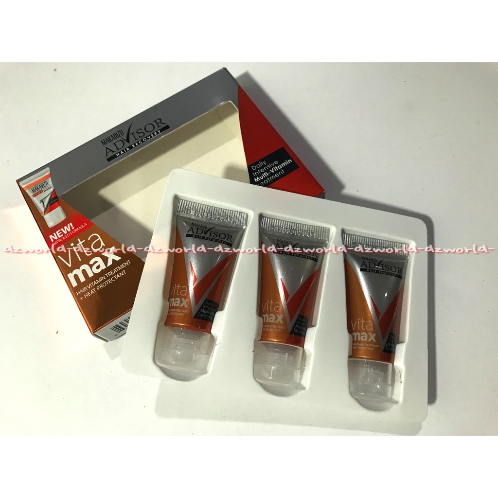 Advisor Makarizo Vitamax Multivitamin Rambut Agar Halus Lembut Dan Mudah Diatur Isi 3