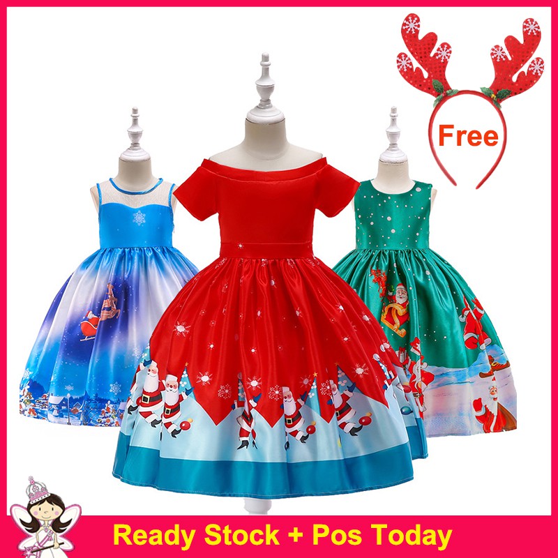 red christmas dress baby