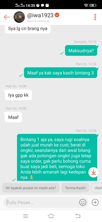 Kemeja Batik Pria Ginandra Ungu Full Furing Reguler Fit