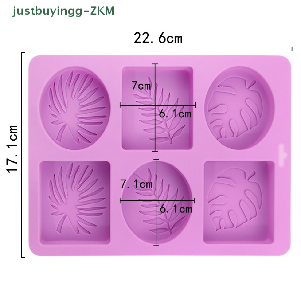 Cetakan Sabun Bentuk Daun Palem Bahan Silikon