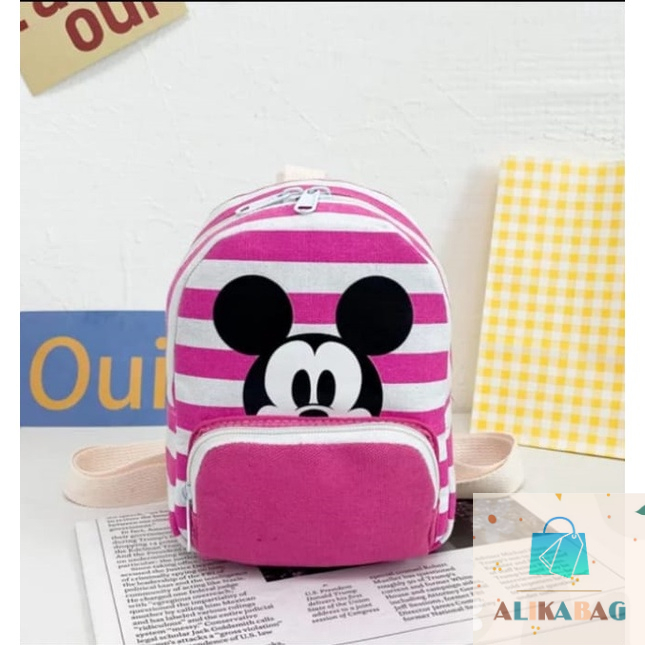 ALIKA BAG - Tas Ransel Anak Unisex Karakter Cartoon lucu Untuk Tk /Paud