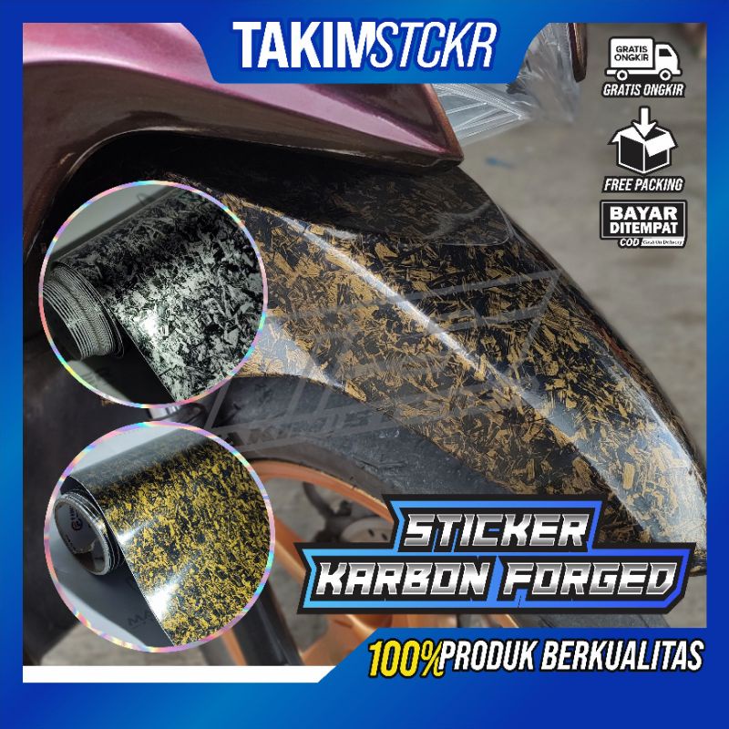 Jual Sticker Karbon Forged Karbon Forged Karbon Viral Skotlet Karbon