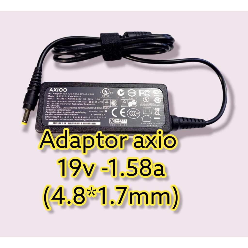 Adaptor Charger Laptop Notebook Axio Pico PJM CIM W217 M1100 M1110