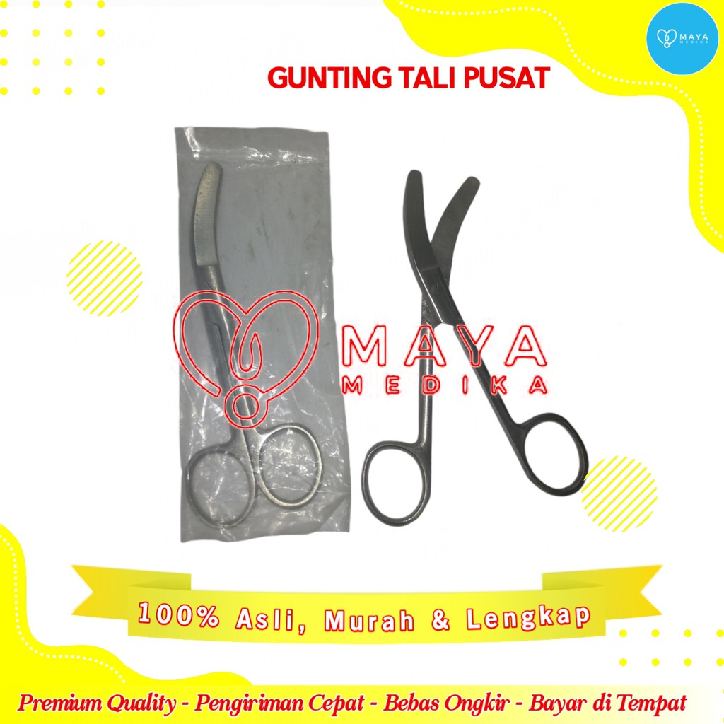 

Gunting Tali Pusat 14 cm