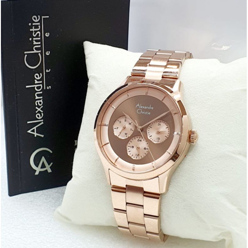 JAM TANGAN ALEXANDRE CHRISTIE 2889 STAINLESS ORIGINAL
