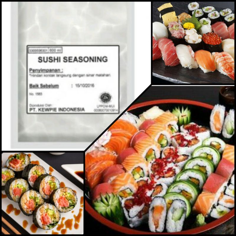 ✔MURAH Cuka Sushi Seasoning Kewpie HALAL 100ml / Bumbu Nasi Sushi / Vinegar Halal / Sushi Seasoning