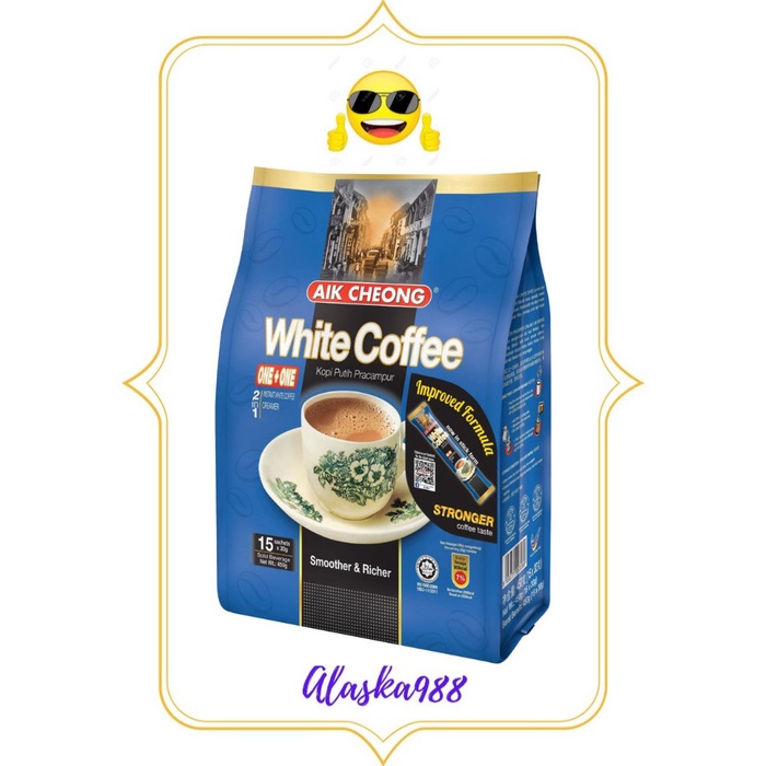 

Aik cheong White Coffee 2in1 / Aik cheong White coffee no Sugar / NEW