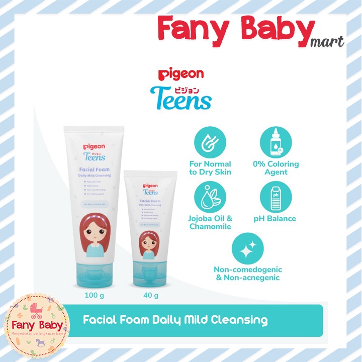 PIGEON TEENS FACIAL FOAM DAILY MILD CLEANCING