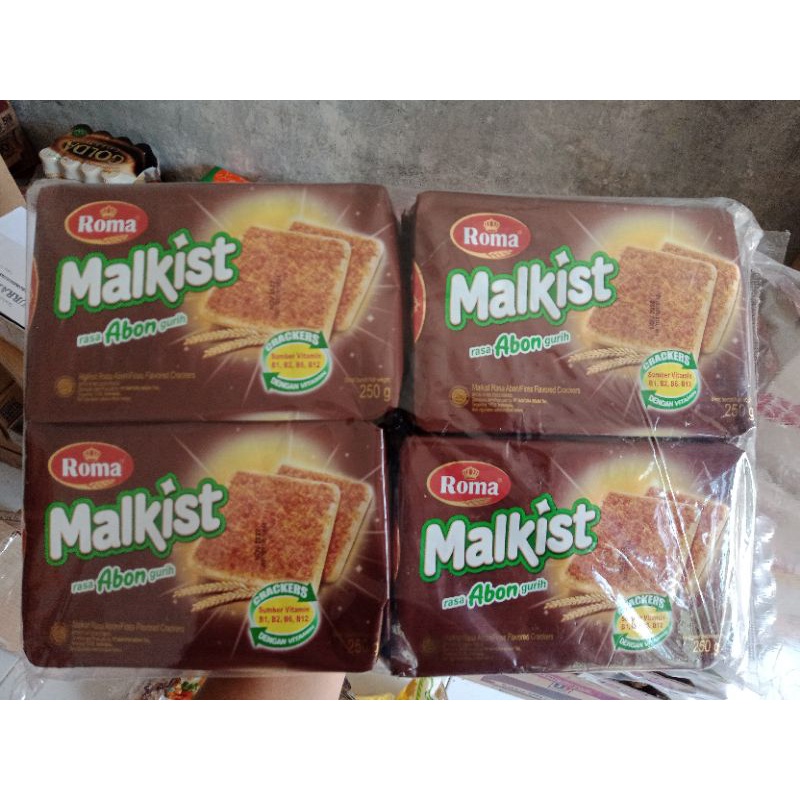 

Roma Malkist Rasa Abon 1 Pack isi 4 Pcs x 250gr