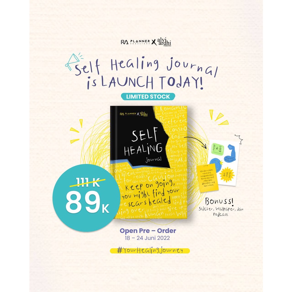 Self Healing Journal - RAPlanner X Alvi Ardhi