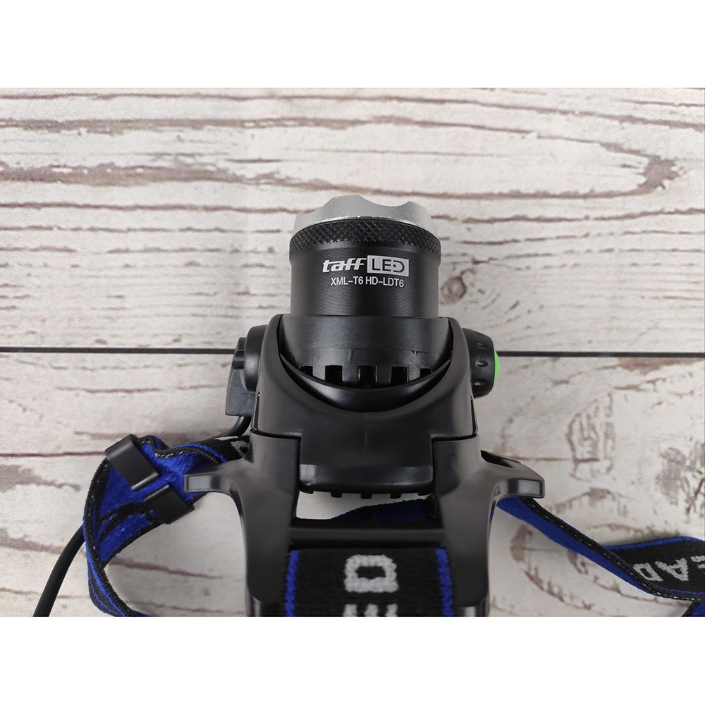 Headlamp Lampu Senter Portable LED XML-T6 Murah - Hitam