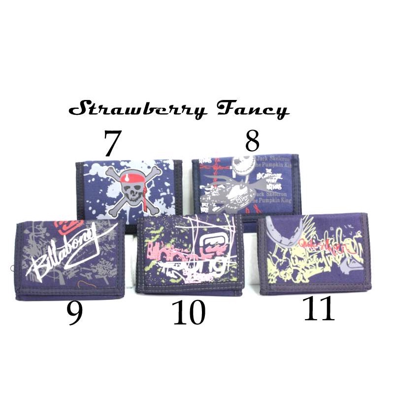 Billabong Surfer Mens Velcro Wallet / Dompet Cowok Lipat Motif Billabong-2