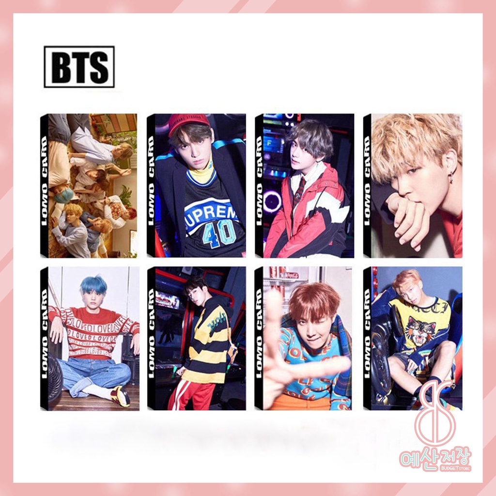 [BS] BISA COD 30pcs Lomo Card Photo Card BTS BASKET BT21 Jungkook V KPOP - KP241