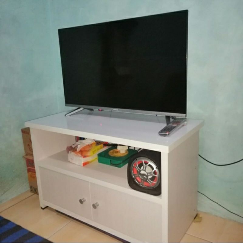 MEJA TV RAK TV MINIMALIS JUMBO UK. 80X40X50 CM MINIMALIS MURAH