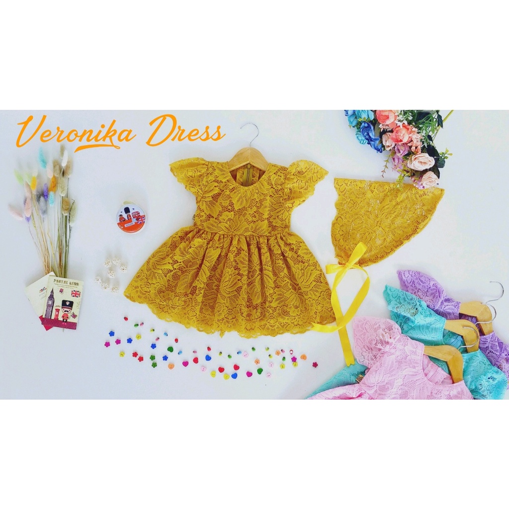 Dress Veronika Anak Unik/Gaun Anak/Dress Anak