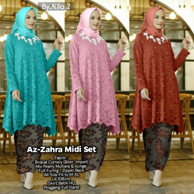 Az zahra midi set