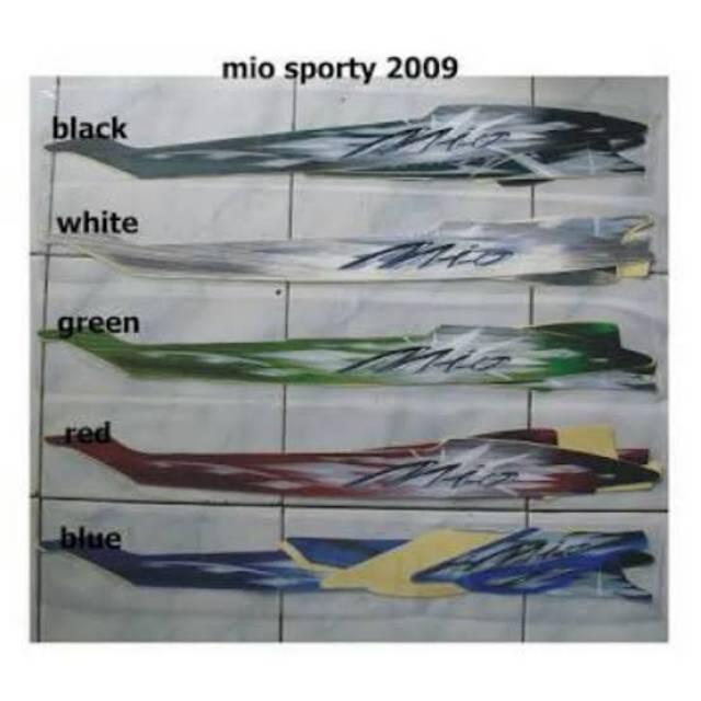 Stiker stripping Mio Smile 2009