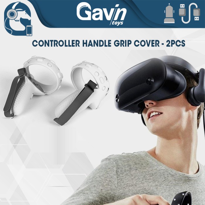 New Oculus Quest 1 2 Controller Silicone Cover Putih - Grip Cover Oculus