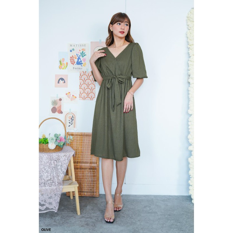 HANA CRINKLE DRESS BAHAN SOFT CRINKLE