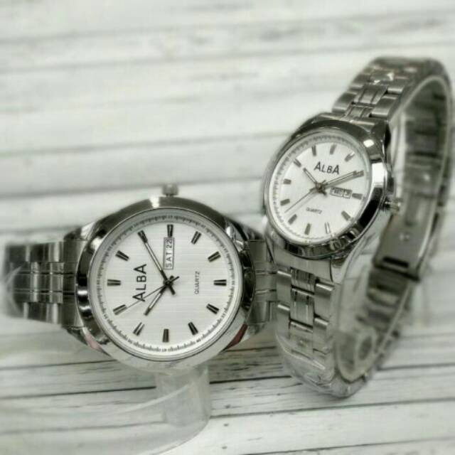 jam tangan couple alba rantai