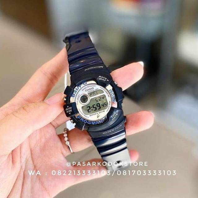 JAM TANGAN ORIGINAL BABY G FROGMAN NAVY