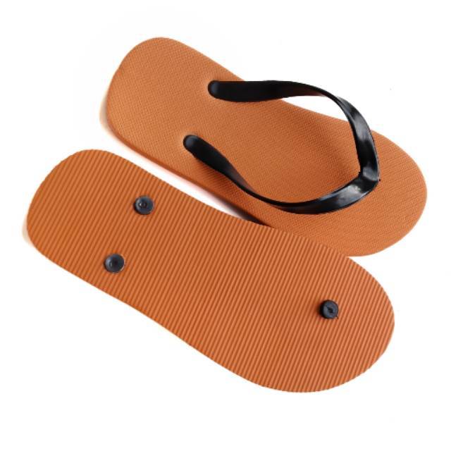 7.7 Sandal Jepit Polos | Sendal Spon Pria Casual